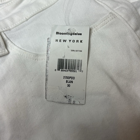 L'AGENCE Selma High Rise Sleek Baby Boot in Blanc Size 30 NWT - Picture 7 of 16